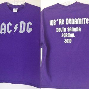 Delta Gamma AC/DC Formal 2010 T-Shirt